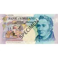 5 Pounds - Elizabeth II George Stephenson, darker