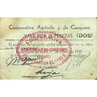 2 Pesetas Esparragosa de Lares