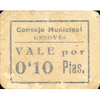 0.10 Pesetas Genovés