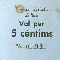 5 Céntimos Pacs, Sindicat Agrícola