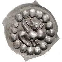 Denier Bracteate - Rudolph IV Breisach mint