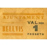 1 Peseta Bellvís