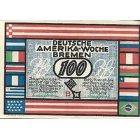 100 Pfennig Deutsche Amerika-Woche