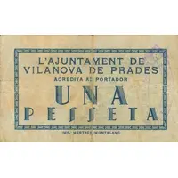 1 Peseta Vilanova de Prades