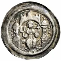 Denier Bracteate - Adelheid III of Sachsen