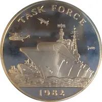 Medal Falkland Islands, Task Force, Silver