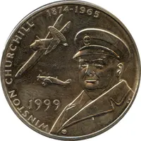 50 Pence - Elizabeth II Winston Churchill