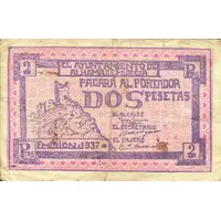 2 Pesetas Alhama de Murcia