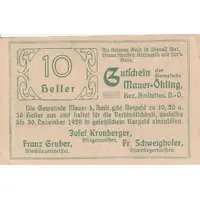 10 Heller Mauer-Öhling