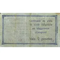 2 Pesetas Mequinenza