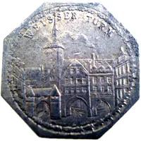 20 Pfennig - Weisser Turm Nürnberg-Fürth
