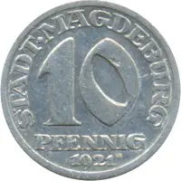 10 Pfennig - Magdeburg