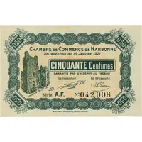 50 Centimes - Chambre de Commerce de Narbonne 11