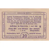 20 Heller Hofkirchen im Traunkreis