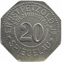 20 Pfennig - Spiegelau Ernst Petzold Jr. Holzindustrie