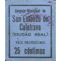25 Céntimos San Lorenzo de Calatrava