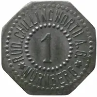 1 Pfennig - Nürnberg Rud. Chillingworth A.G.