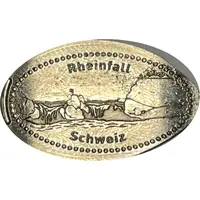 Pièce écrasée - Chutes du Rhin