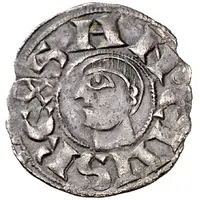 Dinero - Sancho V elegant bust to left