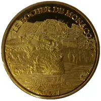 Token - Souvenirs et Patrimoine Le rocher de Monaco, gold