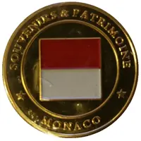 Token - Souvenirs et Patrimoine Le rocher de Monaco, gold