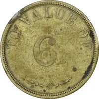 6 1/2 Pence English Bazaar Company, Jersey