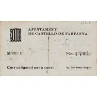 25 Céntimos Castelló de Farfanya