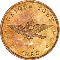 1 Penny - Victoria Griqua Town Pattern