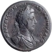 Medallion - Commodus Roma, Commodus, and Victoria