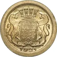 5 Centimes - Chambre de Commerce - Amiens [80] Gold plated Brass