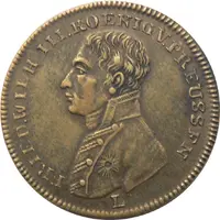 Token - Frederick William III Peace and the Treaty of Paris, Prussia