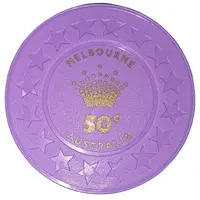 Token/Chip - 50 Cents Crown Melbourne Casino Chip