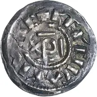 Denier - Berengar II and Adalbert Milan mint