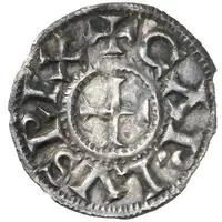 Denier - Charles II Chalon-sur-Saône mint