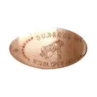 Elongated Coin - Durrell Wildlife Park Gorilla