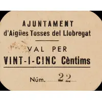 25 Céntimos Aigüestoses del Llobregat