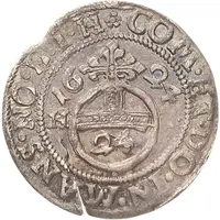 1 Groschen - Volrat VI, Wolfgang III and John George