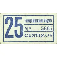 25 Céntimos Mogente