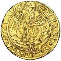 2 Goldgulden - Gotthard Kettler Wenden, pointy bottom