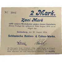 2 Mark Schlesische Kohlen- & Cokes-Werke
