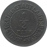 1/2 Mark - Landsberg an der Warthe