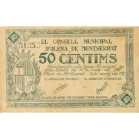 50 Céntimos Olesa de Montserrat