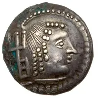 Quinarius - Amdan Bayyin Monogram type, large bust