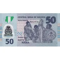 50 Naira 50th Anniversary of Independence