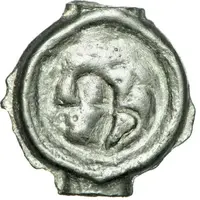 Potin with boar-sign