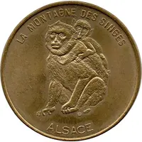 Monnaie de Paris Tourist Token - Alsace La Montagne des Singes - Face simple