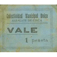 1 Peseta Albalate de Cinca