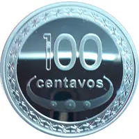 100 Centavos Boaventura de Manufahi, Silver