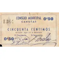 50 Céntimos Camuñas