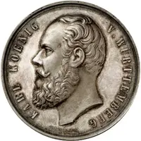 Prize medal of the Royal School of Arts in Stuttgart